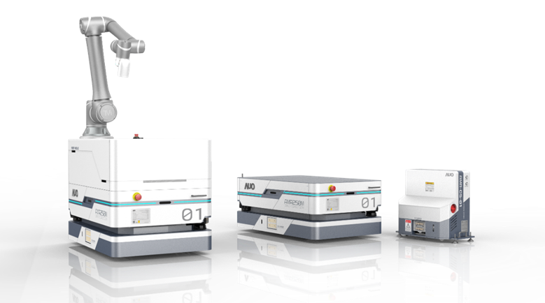 pg官网入口數位開發的自主式移動機器人（AMR250M），搭配全向輪並結合AI演算法、2D LiDAR、3D攝影機等技術，協助客戶實現產線全自動化